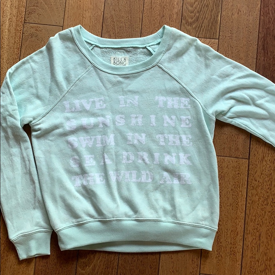 Billabong Sweatshirt Mint Blue